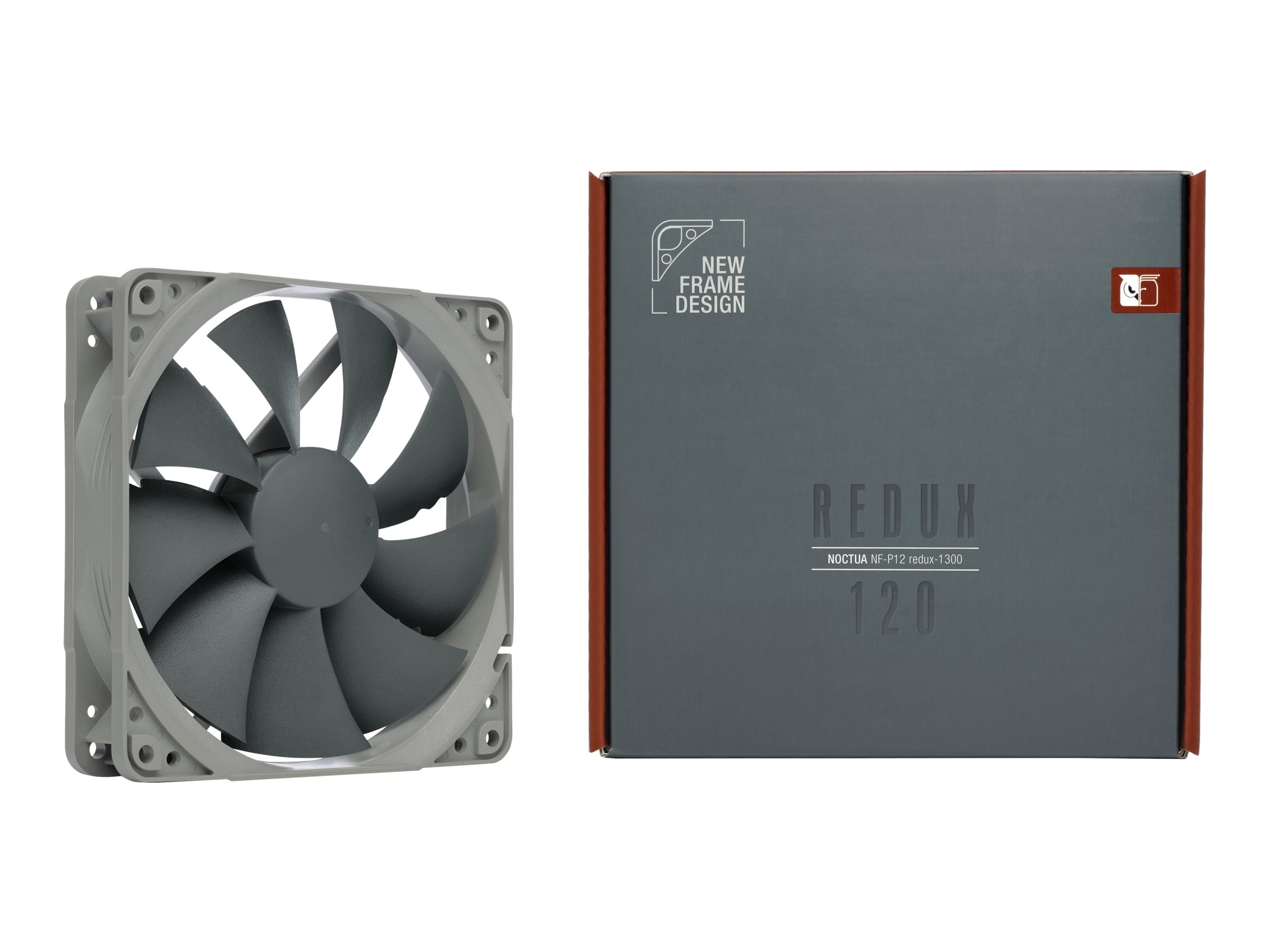 Noctua Redux NF-P12 Fan 1-pack Sort Grå 120 mm