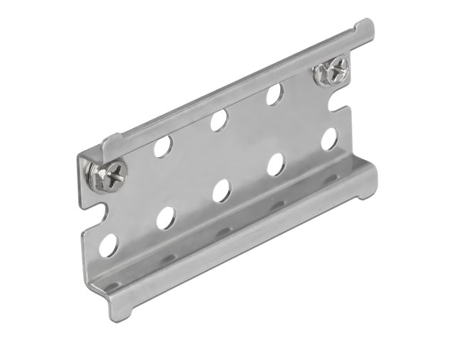 DeLOCK DIN rail monteringssæt Sølv