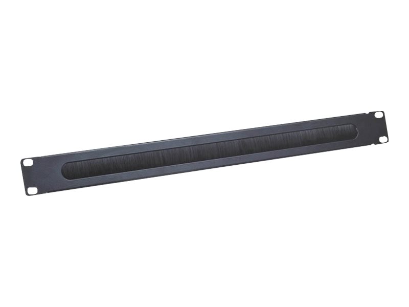 LogiLink Rack kabel indgangspanel med børste Sort