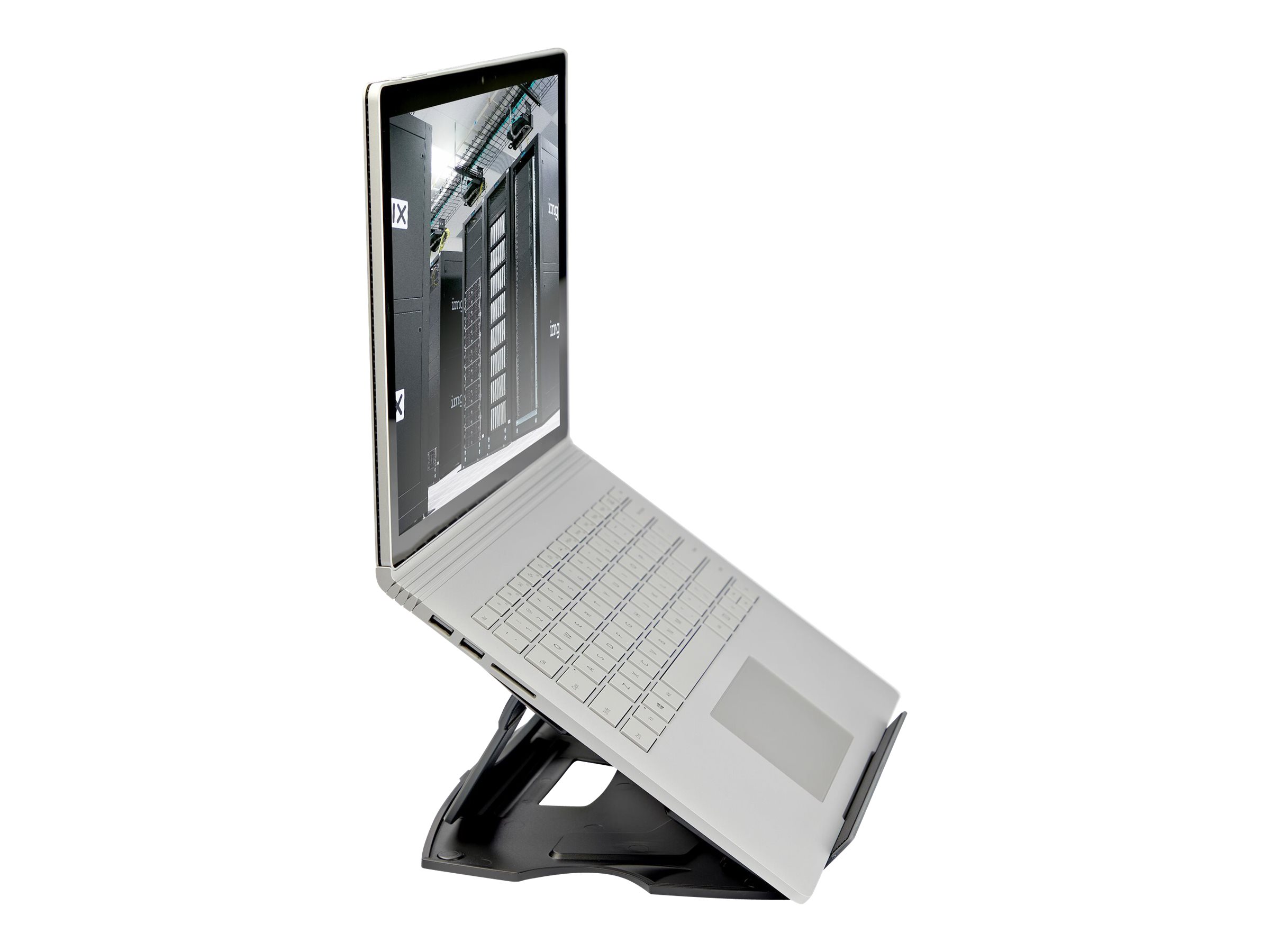 StarTech.com Portable Laptop Stand - Adjustable Laptop Stand - Ergonomic Laptop Desk Stand - Laptop Riser for Desk (LTRISERP) Notebook/tabletstander