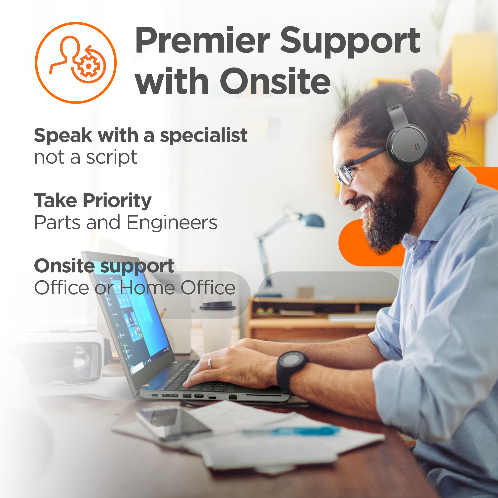 Lenovo Onsite Premier Support Support opgradering 3år