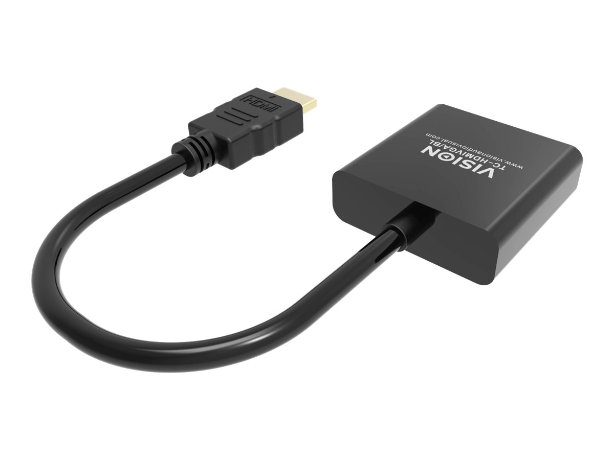 VISION Professional Videoadapter 23cm Sort