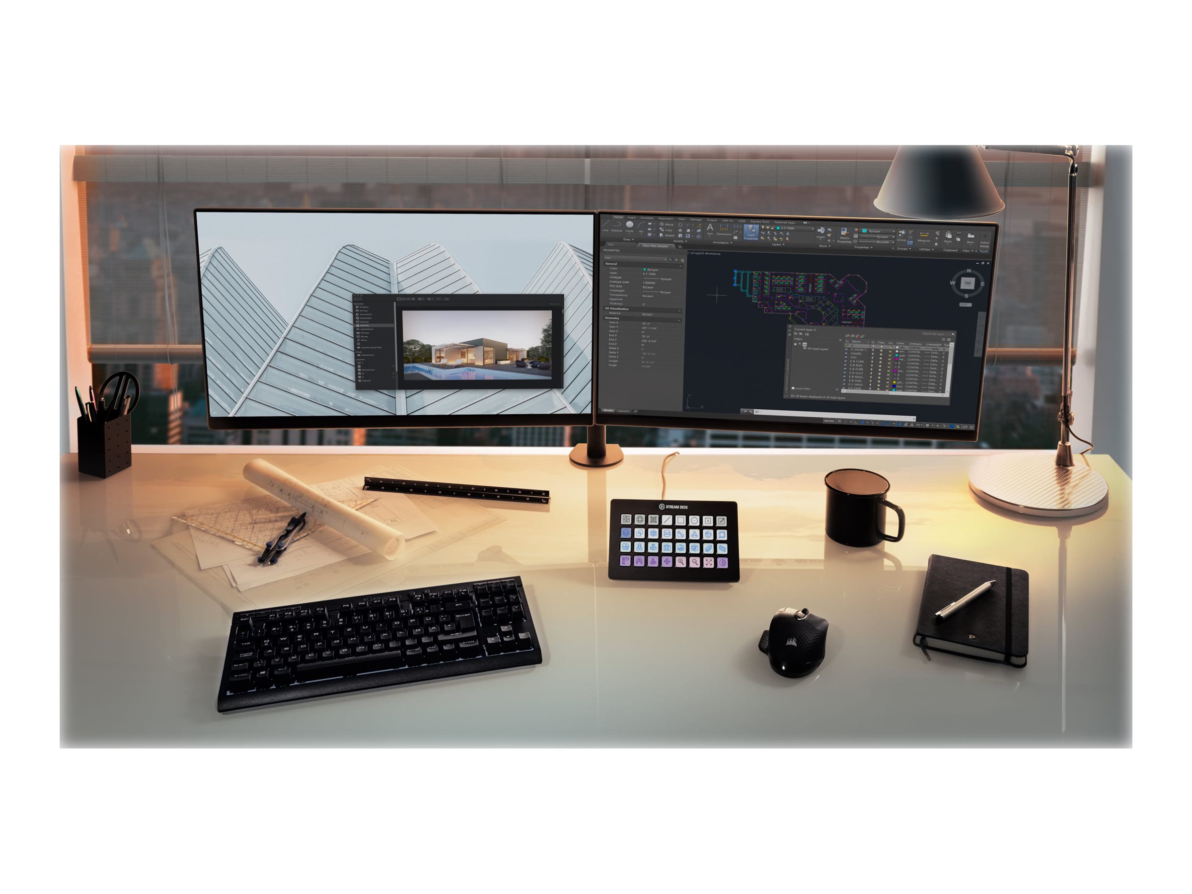 Elgato Stream Deck XL Tastatur Ja Kablet