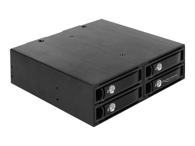 DeLOCK Lagrings mobil rack 2.5 Sort