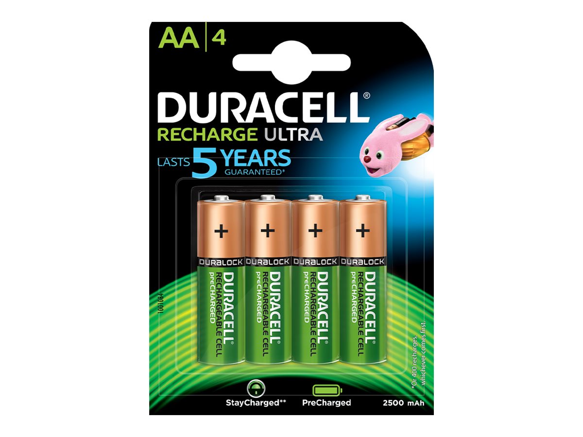 Duracell Recharge AA type Batterier til generelt brug (genopladelige) 2500mAh