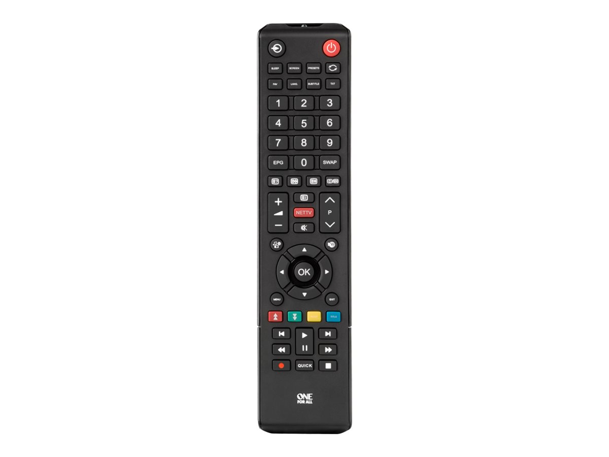One for All URC1919 Toshiba TV Replacement Remote Fjernstyring Sort