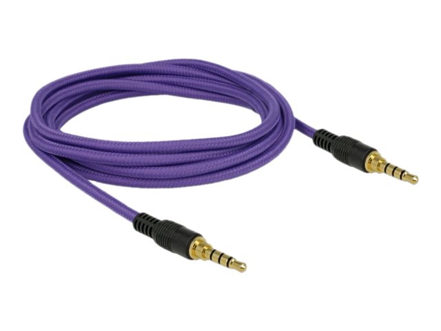 Delock Audiokabel 2m Lilla