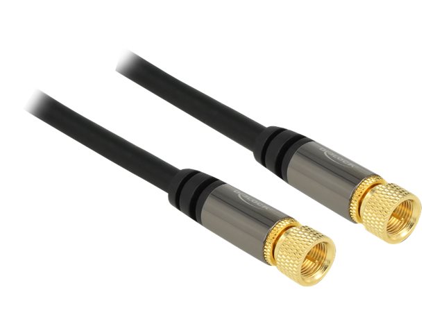 DeLOCK RF-kabel 2m Sort Sort