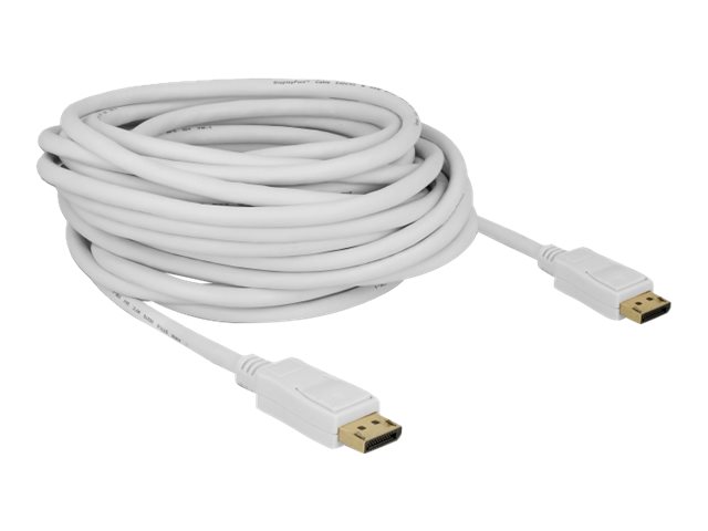 Delock Display kabel 10m Hvid