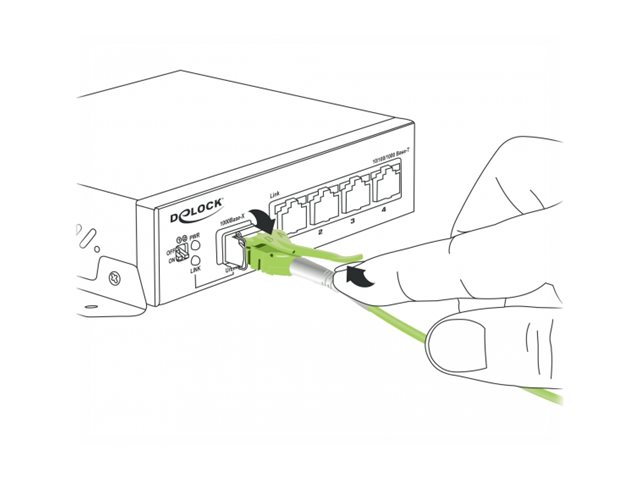 DeLOCK Fiberkanal-kabel Fiberoptik OM5 1m