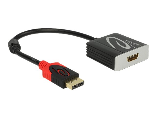 Delock 4K Passive Videoadapter 20cm Sort