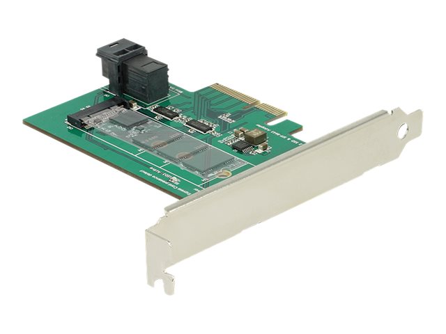 DeLOCK PCI Express Card > 1 x internal NVMe M.2 PCIe / 1 x internal SFF-8643 NVMe Lagringskontrol