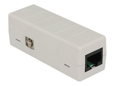 DeLOCK Network Isolator 6 kV RJ45 Strømstødsisolator Hvid