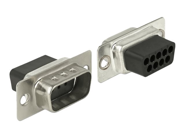 DeLOCK Adapter Sub-D 9 pin male to RJ45 female Assembly Kit Seriel adapter Blå