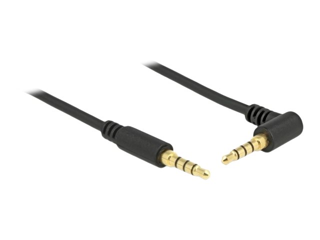Delock Audiokabel 3m Sort