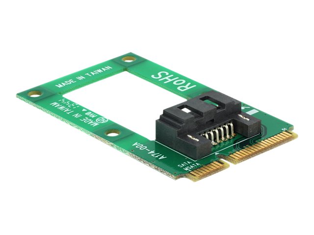 DeLOCK MiniPCIe Converter mSATA full size > 1 x SATA 7 pin female Lagringskontrol