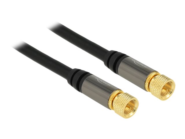 DeLOCK RF-kabel 5m Sort Sort