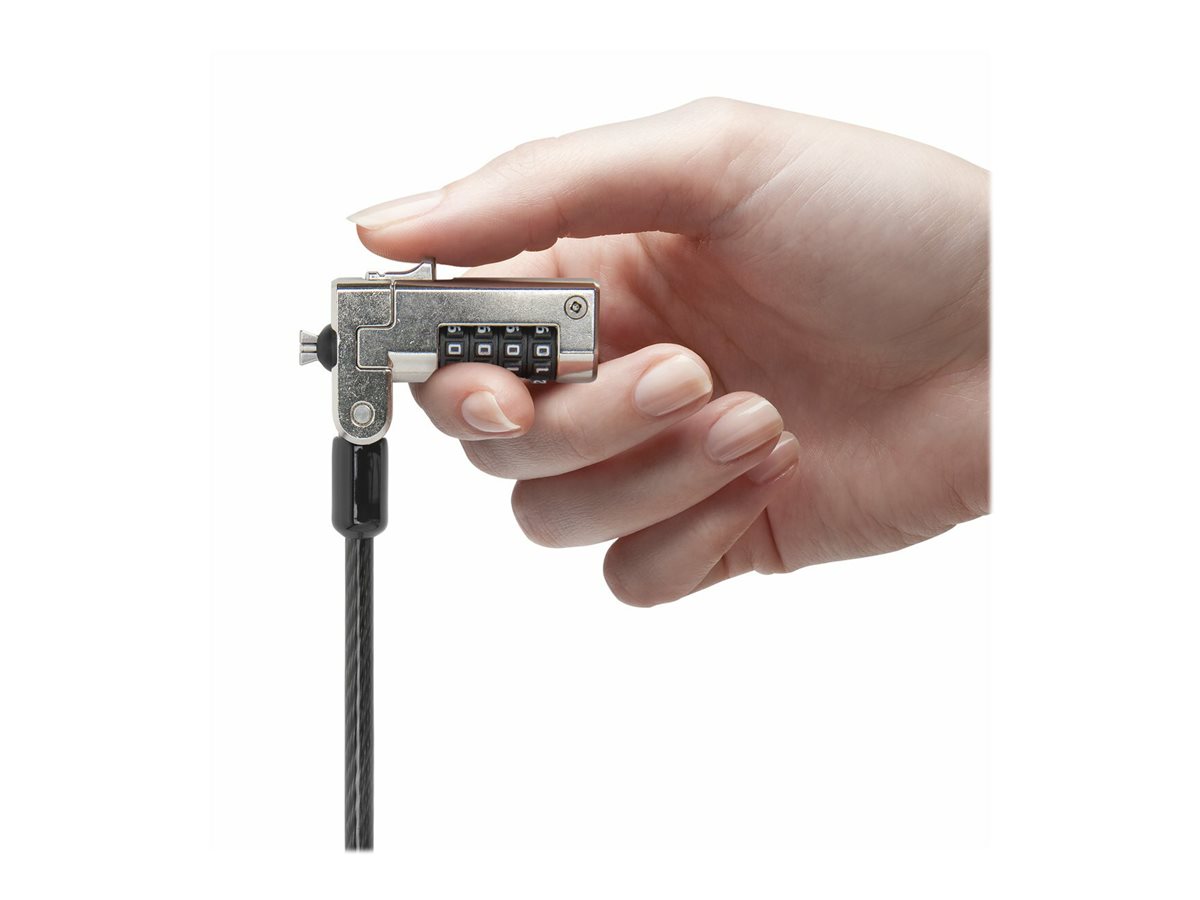 Kensington N17 Combination Cable Lock for Dell Devices Wedge Slots Sikkerhedskabelslås