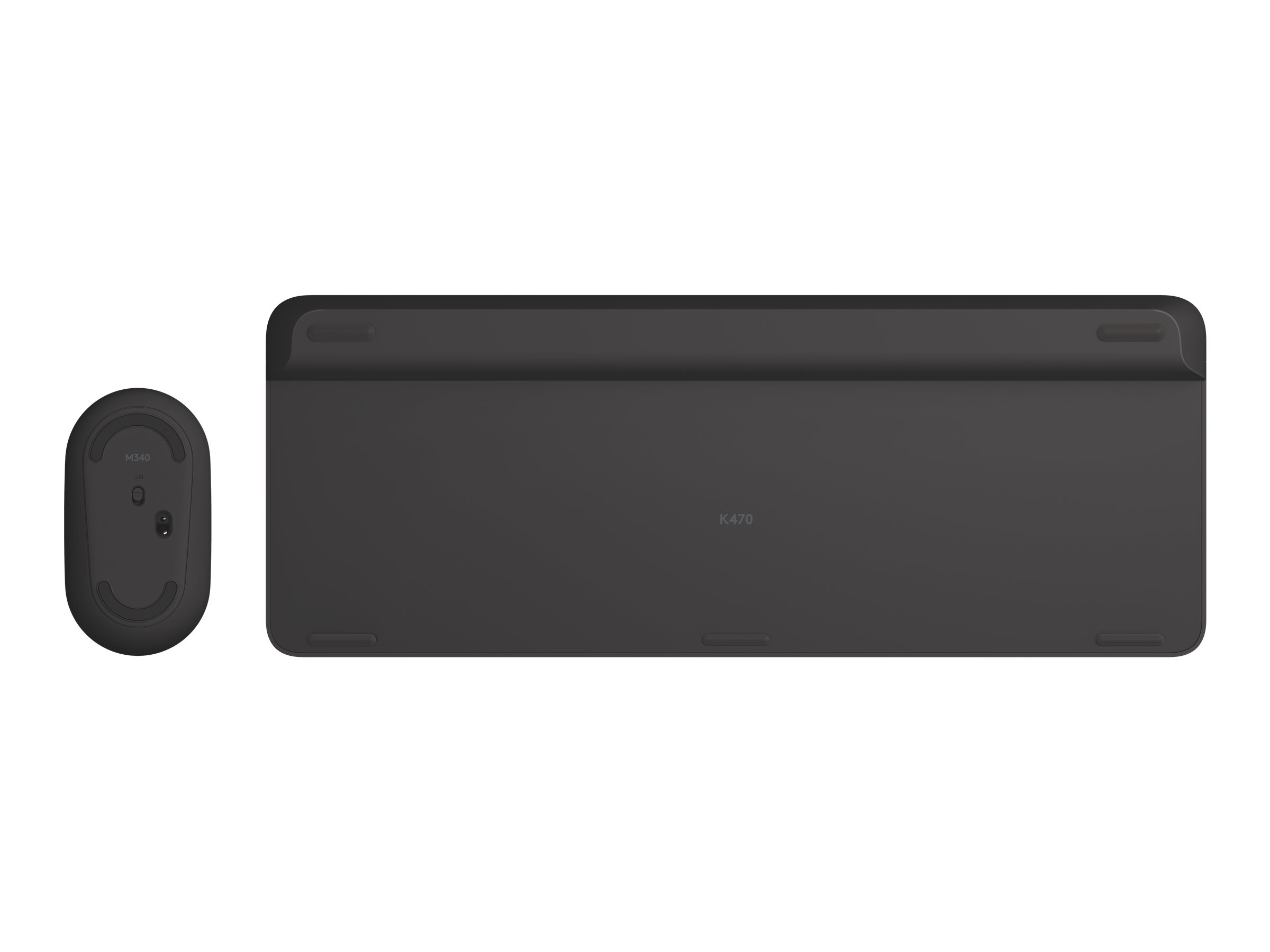 Logitech Slim Wireless Combo MK470 Sæt med mus og tastatur Trådløs Tysk