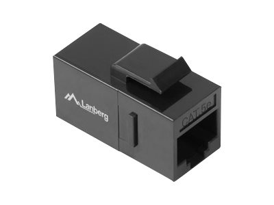 Lanberg CAT 5e Ikke afskærmet parsnoet (UTP) Keystone coupler Sort