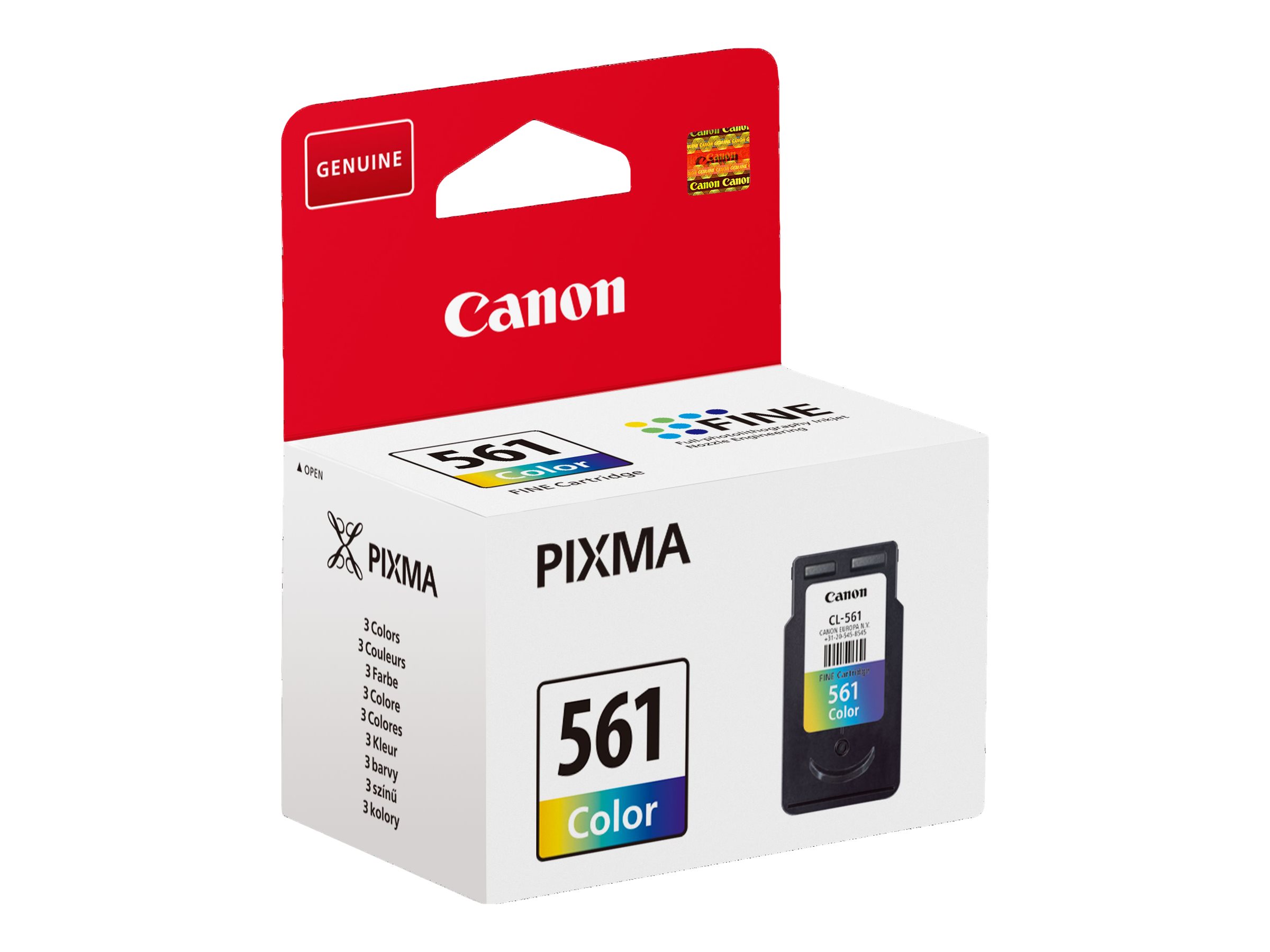 Canon CL 561 Farve (cyan, magenta, gul) 180 sider Blæk 3731C001