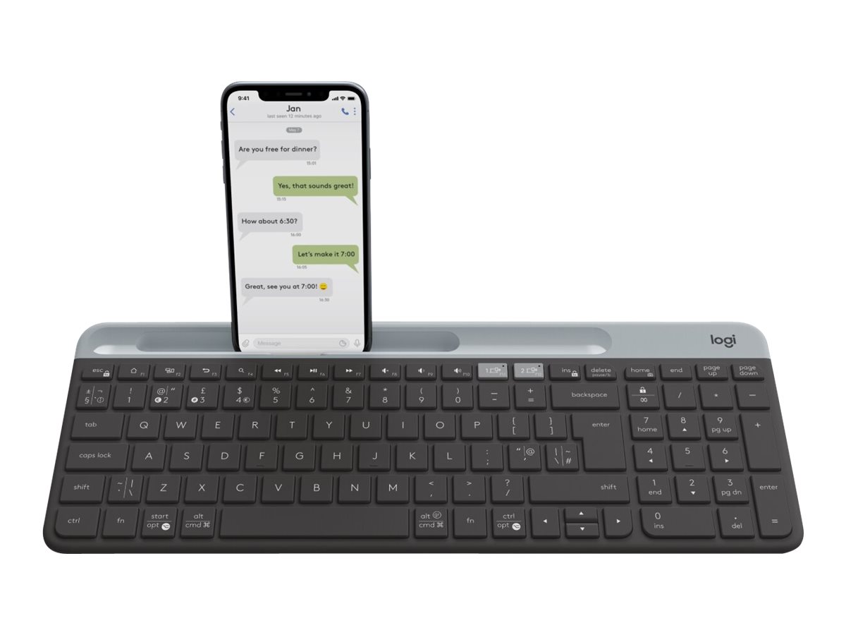 Logitech Slim Multi-Device K580 Tastatur Trådløs Pan Nordic