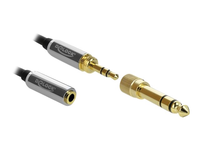Delock Audiokabelpakke Sort