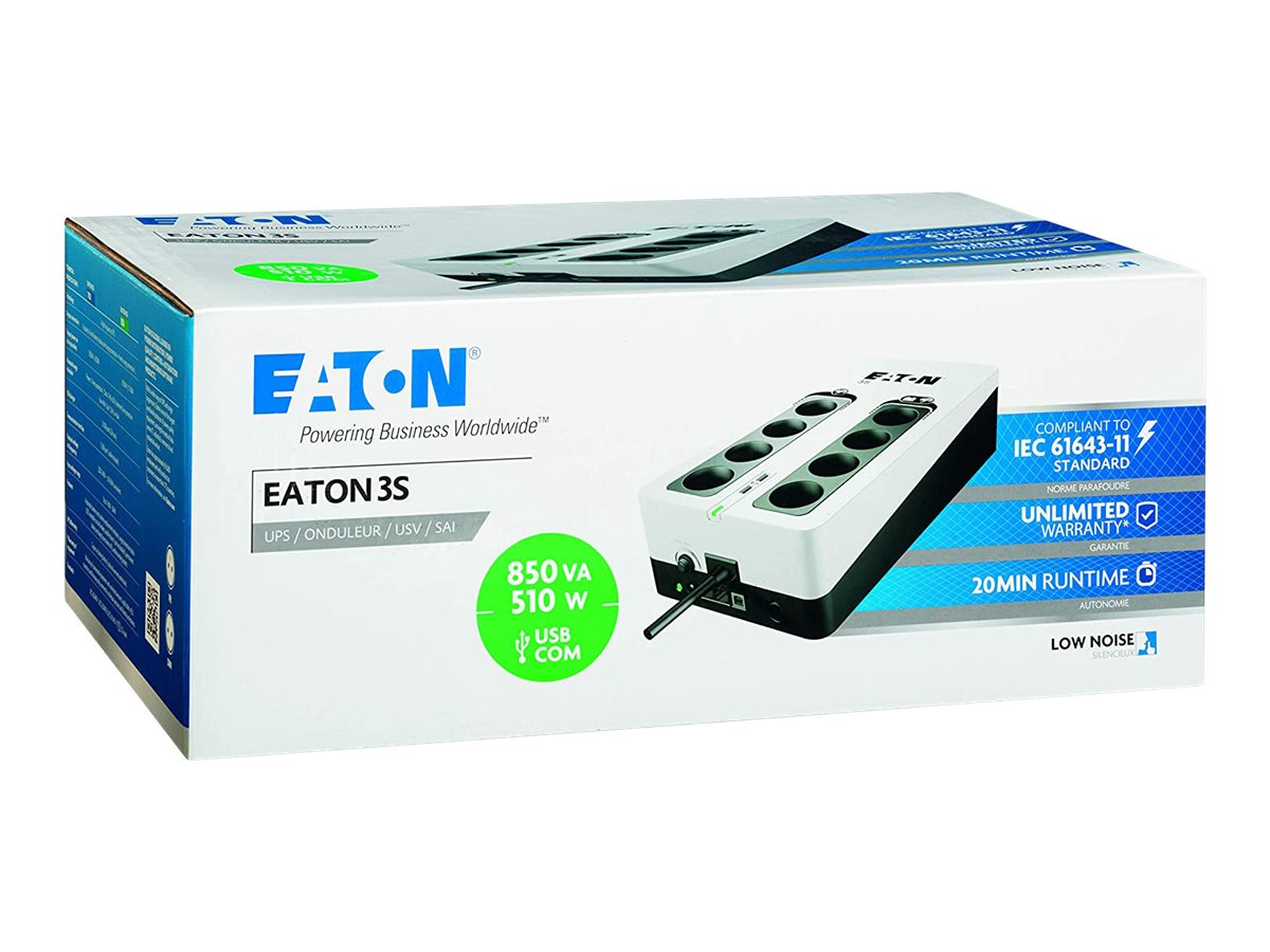 Eaton 3S 850 UPS 510Watt 850VA
