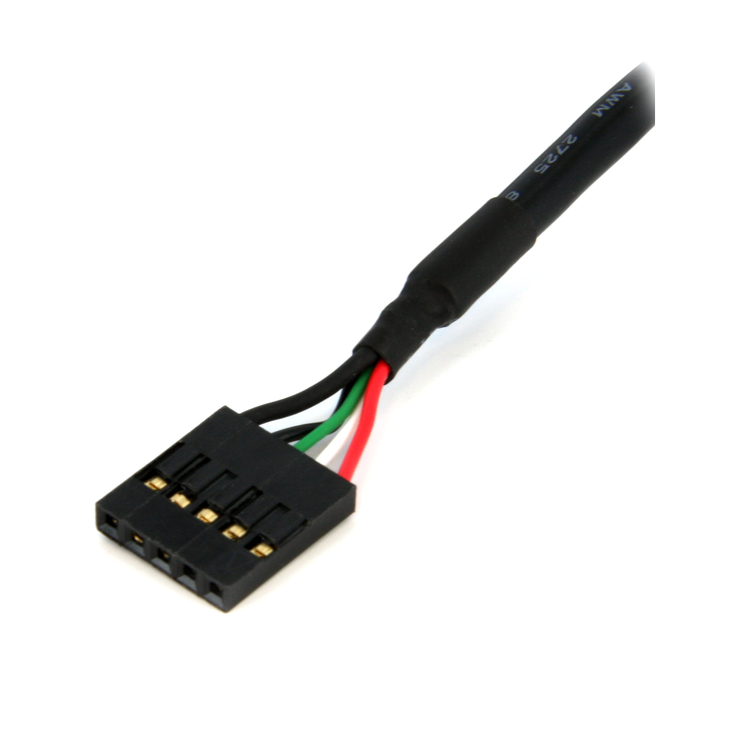StarTech.com 5 Pin USB 2.0 Header - 18 in USB IDC Motherboard Header Cable - F/F (USBINT5PIN) USB-kabel 45.7cm Sort