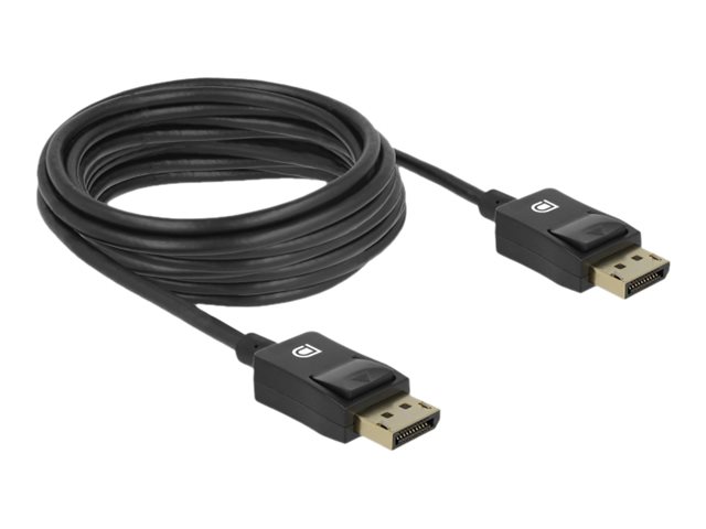 Delock Coaxial Display kabel 5m Sort