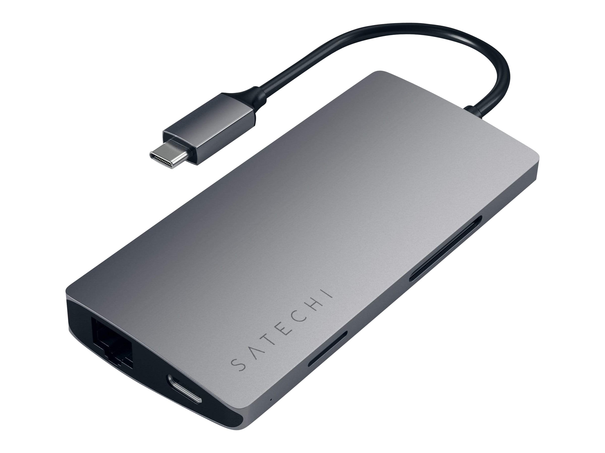 Satechi Aluminum Multi-Port Adapter V2 USB-C Dockingstation