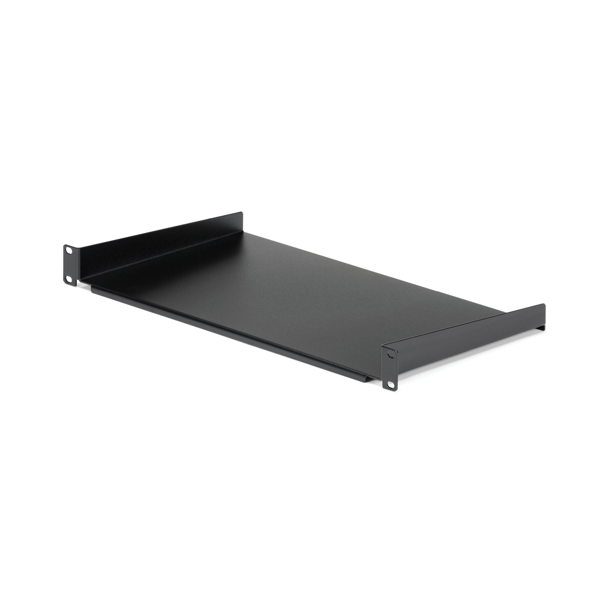 StarTech.com 1U Server Rack Cabinet Shelf - Fixed Deep Cantilever Rackmount Tray for 19 Data/AV/Network Enclosure w/cage nuts, screws Rackhylde Sort
