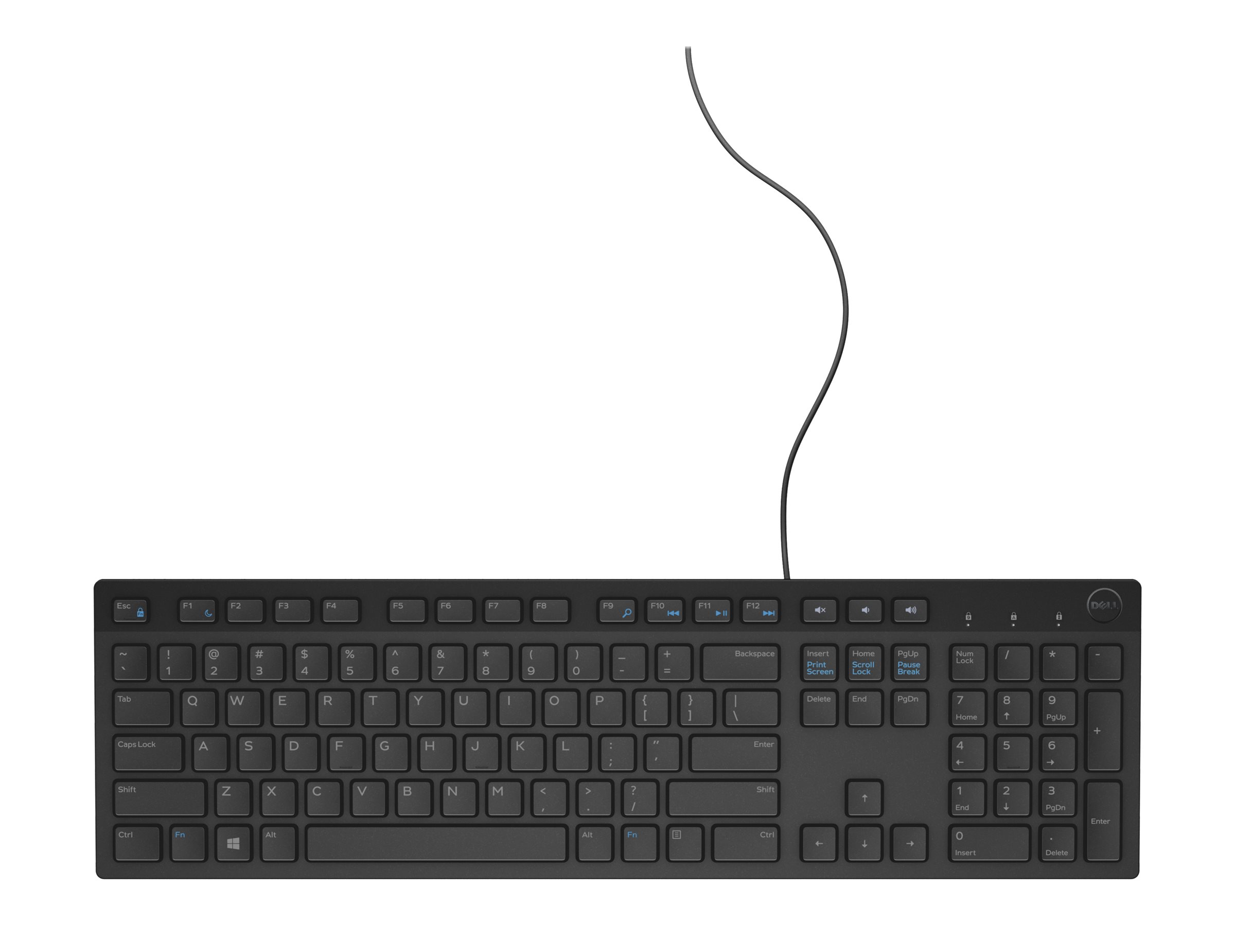 Dell KB216 Tastatur Kablet Russisk