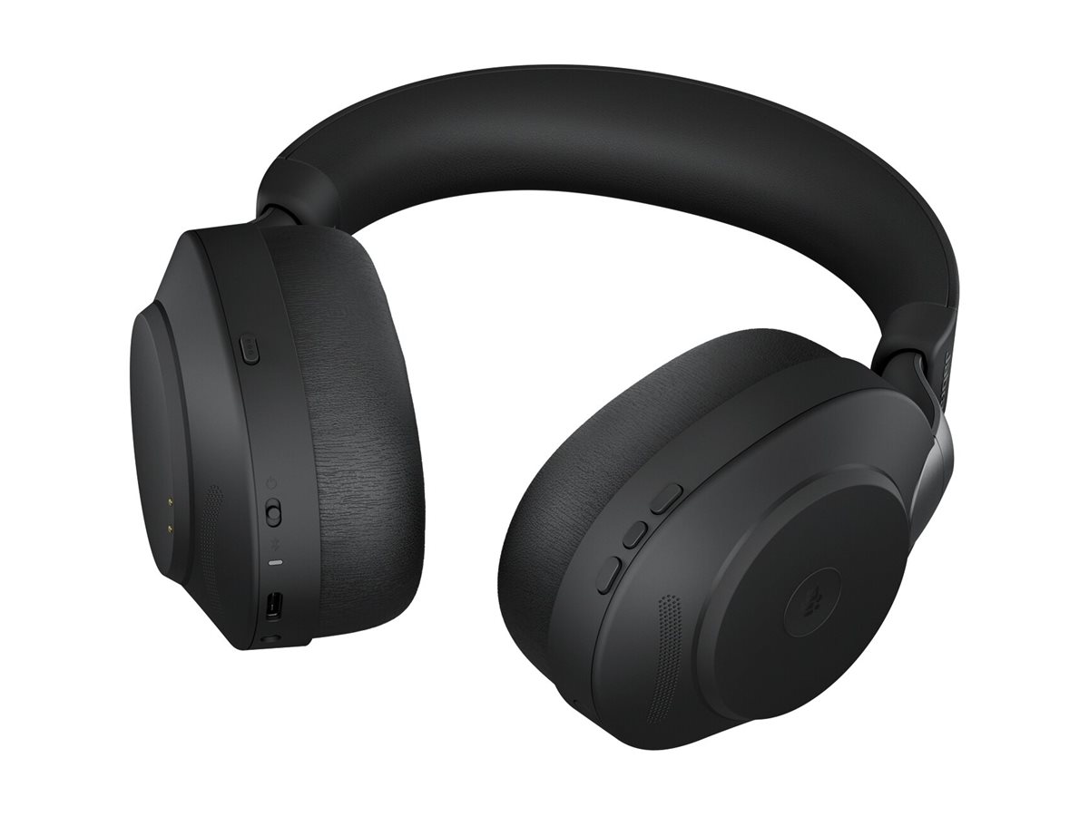 Jabra Evolve2 85 MS Stereo Trådløs Kablet Høretelefoner Sort