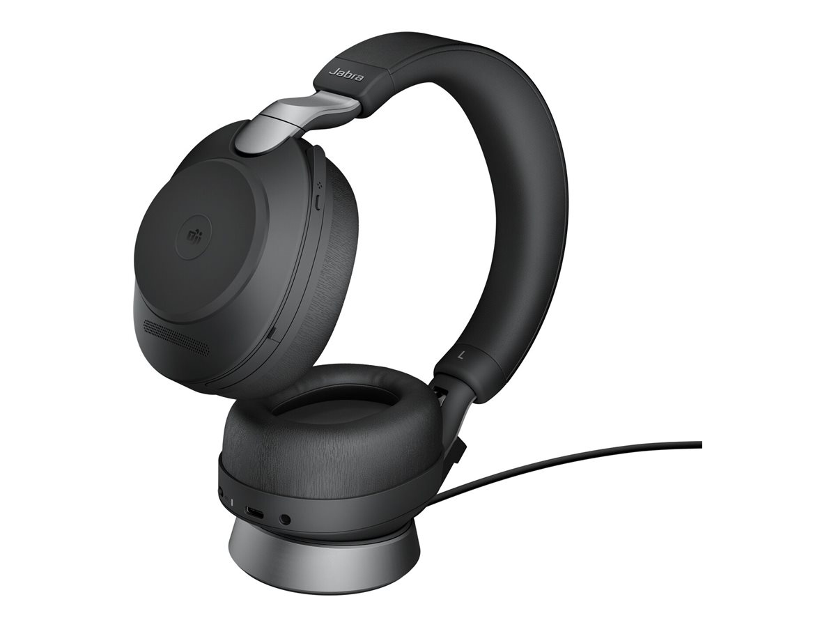 Jabra Evolve2 85 MS Stereo Trådløs Kabling Headset Sort (USB-C model)