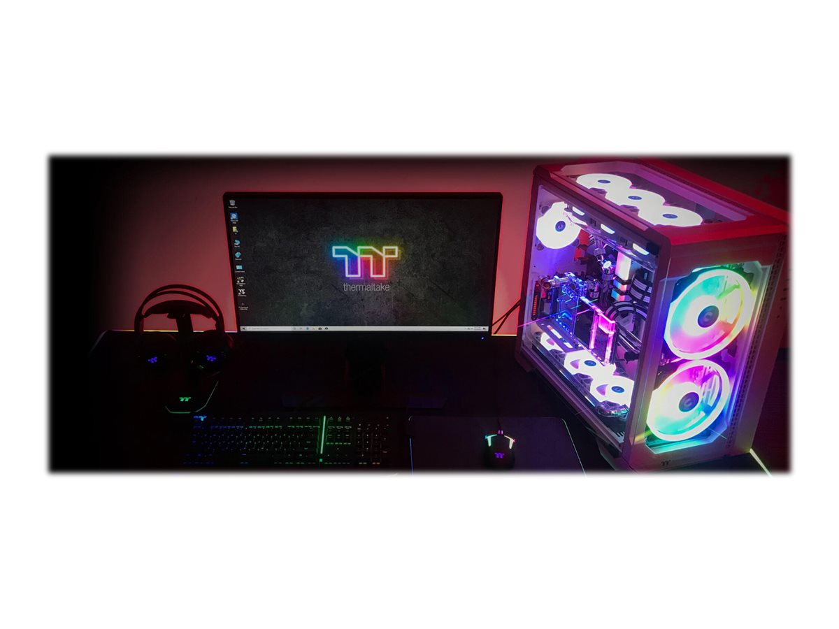 Thermaltake View 51 TG Snow Tower ATX Hvid
