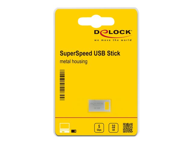 DeLOCK 32GB USB 3.2 Gen 1 USB stick Sølv