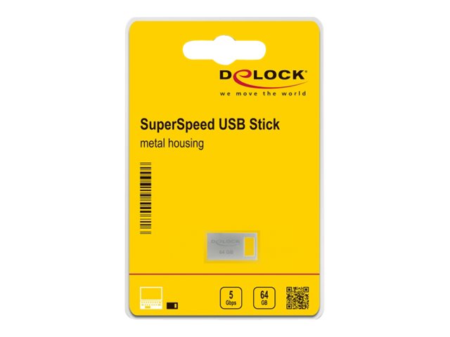 DeLOCK 64GB USB 3.2 Gen 1 USB stick Sølv