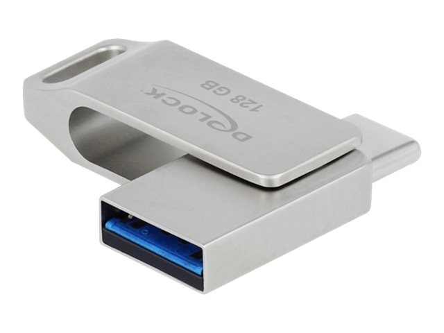 DeLOCK 128GB USB 3.2 Gen 1 / USB-C USB stick Sølv