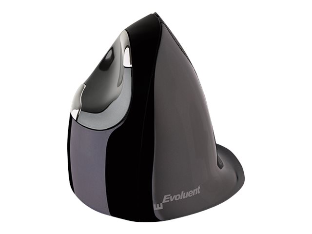 Evoluent VerticalMouse D Medium Laser Kabling Sort Grå
