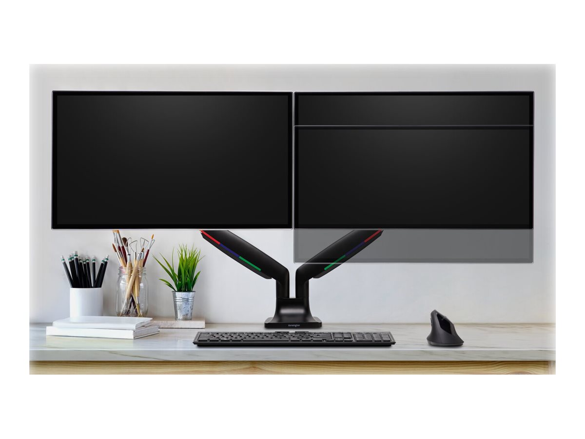 Kensington SmartFit One-Touch Height Adjustable Dual Monitor Arm Monteringssæt 2 skærme 13-32