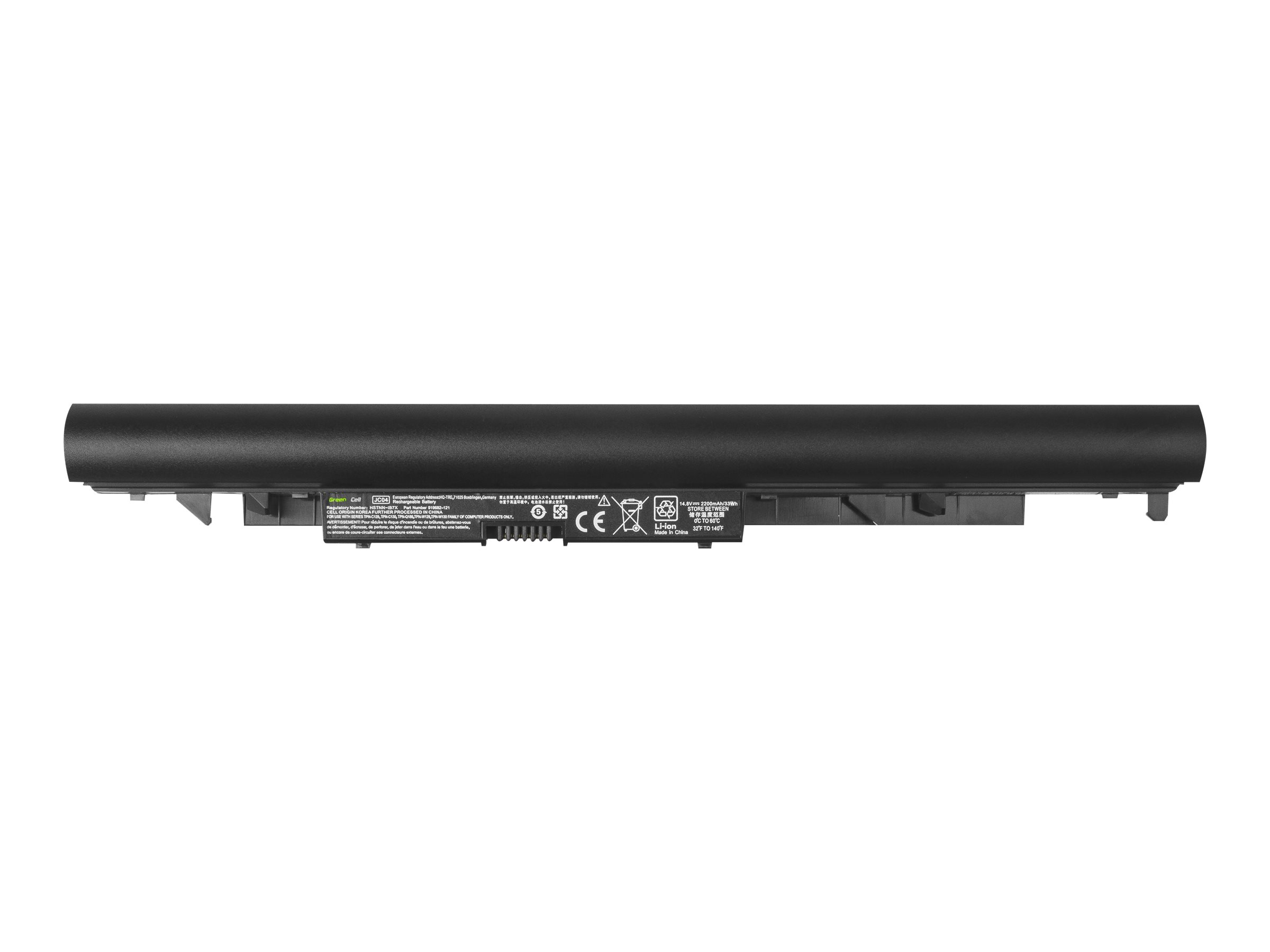 Green Cell Batteri til bærbar computer Litium-polymer 2200mAh