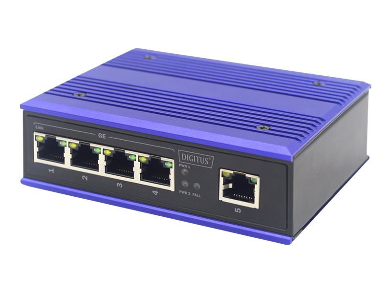 DIGITUS Professional DN-651118 Industrial Switch 5-porte Gigabit