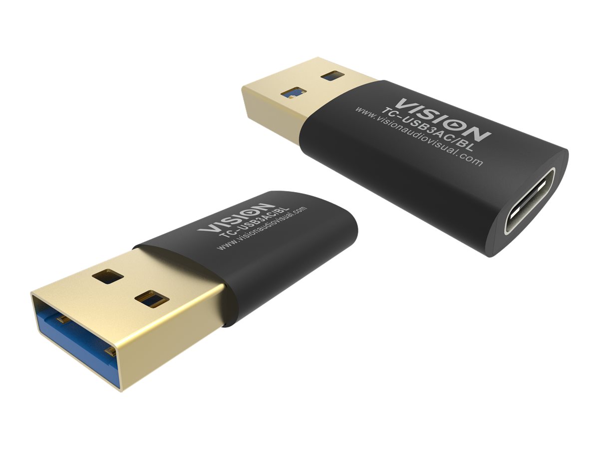 VISION USB-3.0A M to USB-C F Adaptor