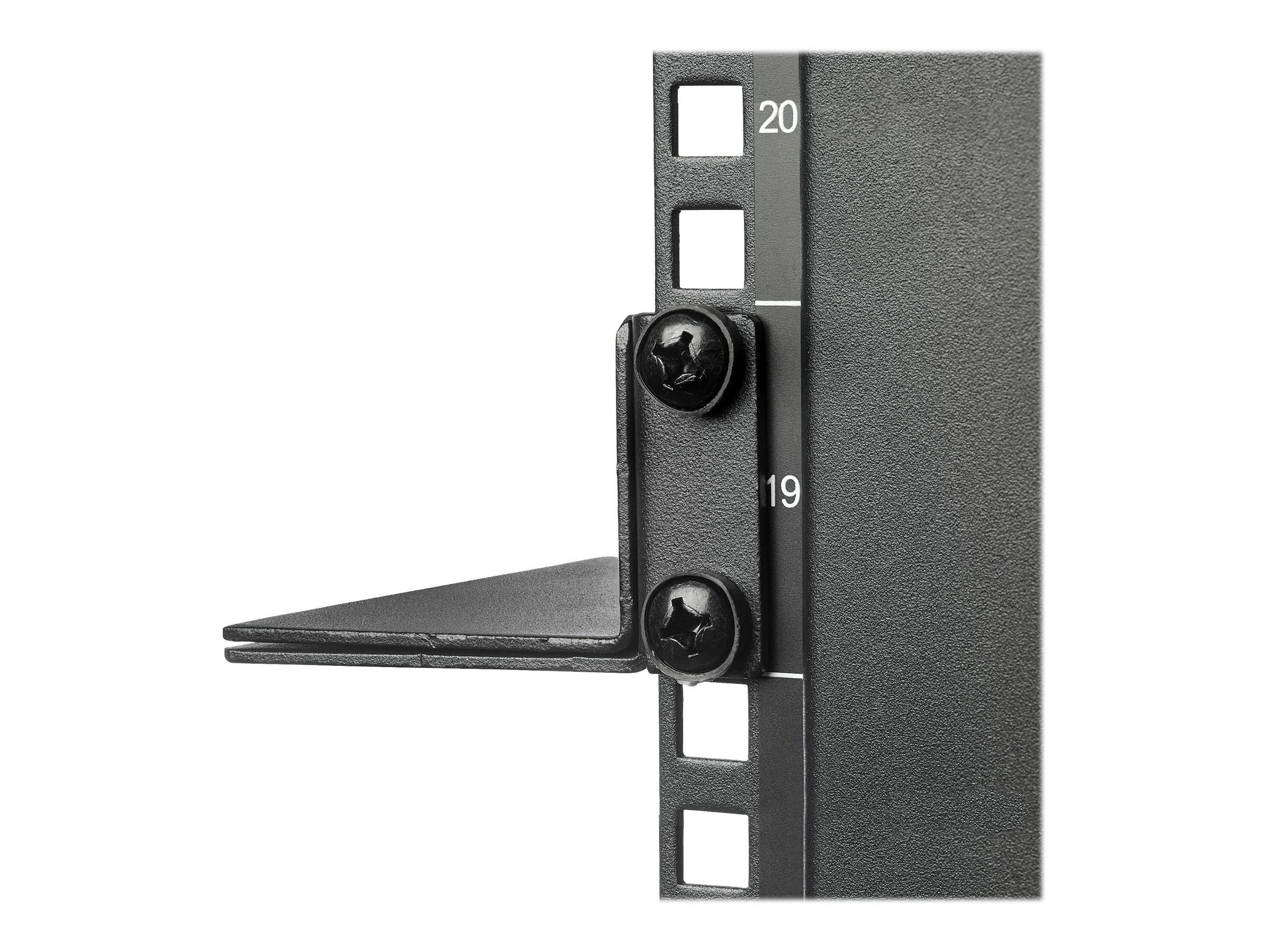 StarTech.com 1U 19 Server Rack Rails 24-36 Adjustable Depth /Universal 4 Post Network/Server/UPS Equipment Mounting Rack Mount Rail Kit Kit til rack med spor Sort