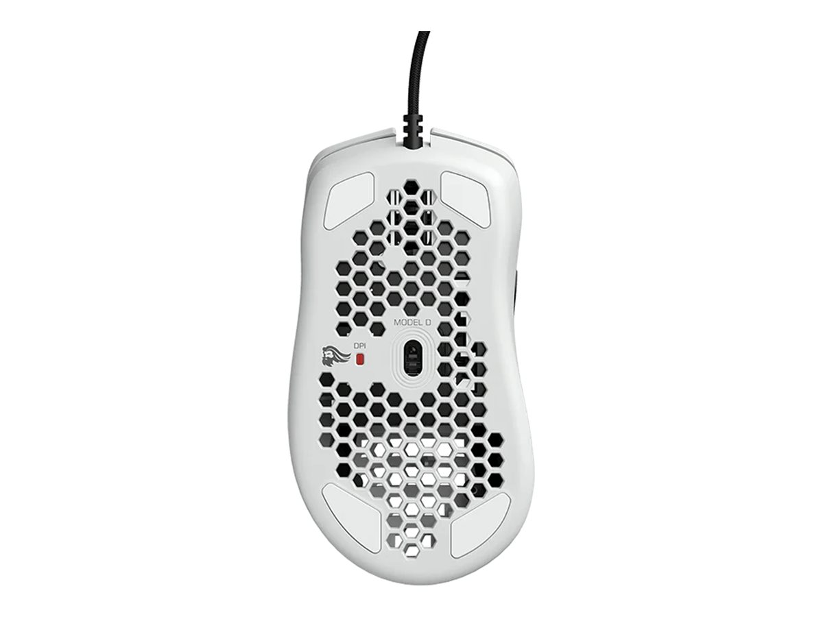 Glorious Model D Optisk Kablet Hvid