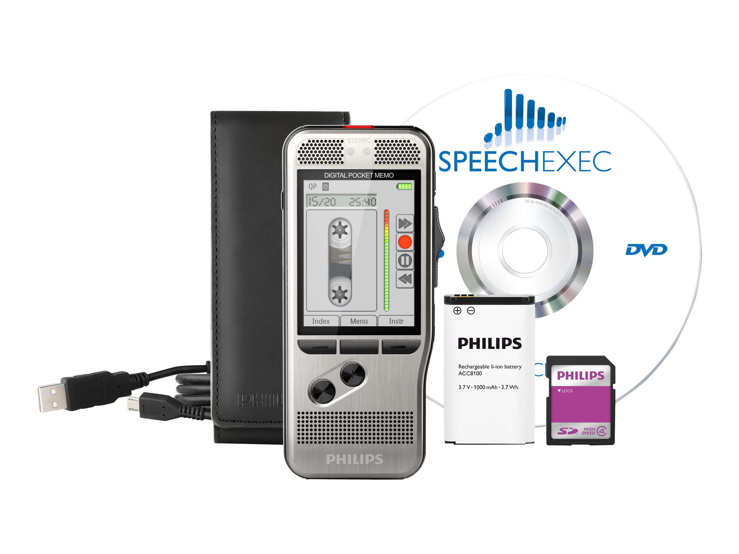 Philips Pocket Memo DPM7200 Stemmeoptager