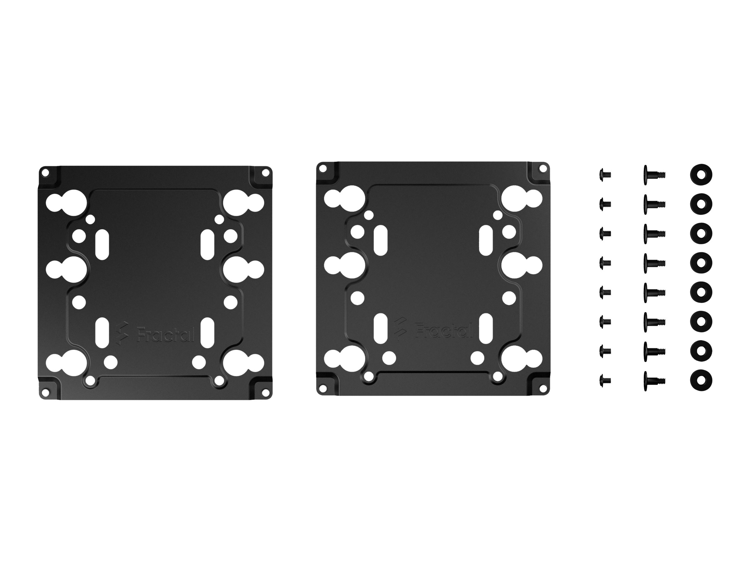 Fractal Design Universal Multibracket Harddisk/flydende kølesystempumpe-monteringsbøjle 2-pack Sort