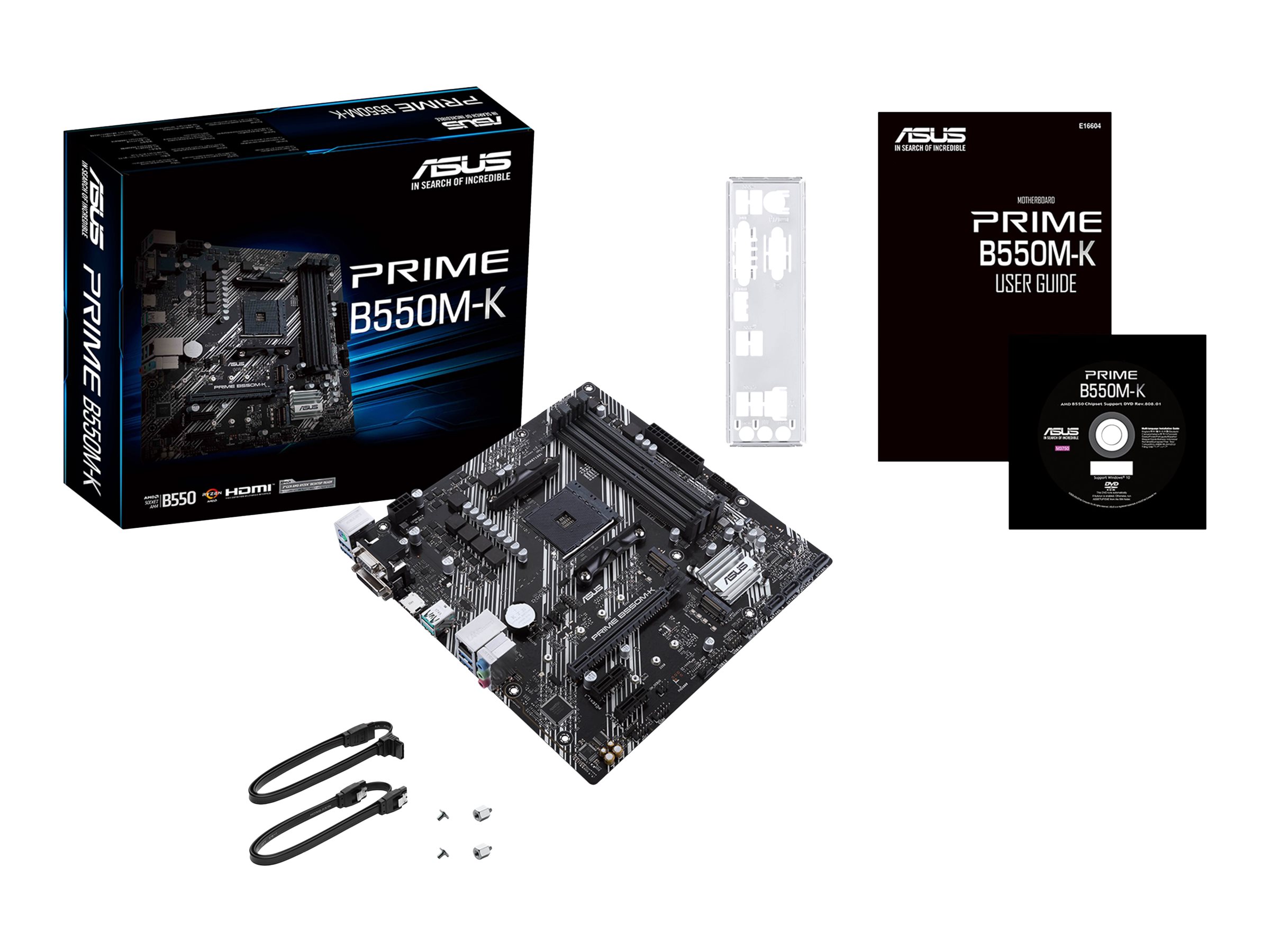 ASUS PRIME B550M-K Micro-ATX AM4 AMD B550