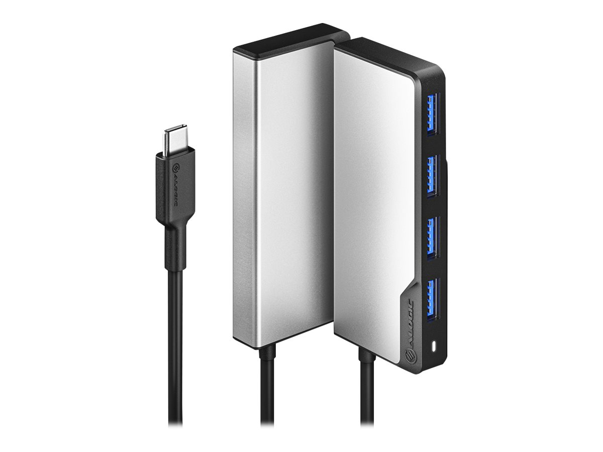 Alogic USB-C Fusion SWIFT 4-in-1 Hub Grå